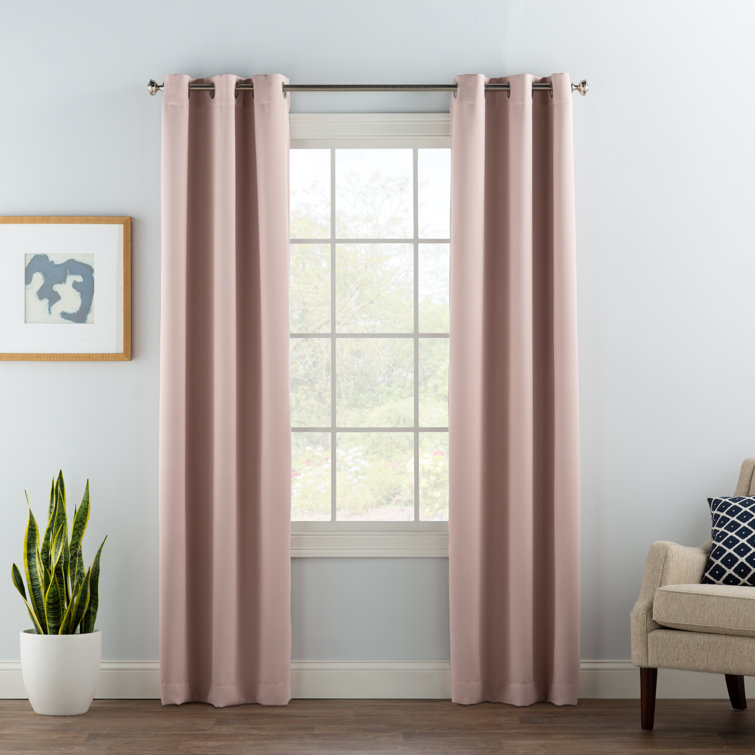 Wayfair Basics Solid Blackout Thermal Grommet Single Curtain Panel